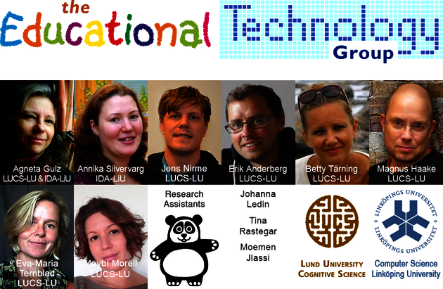 People in the Educational Technology Group