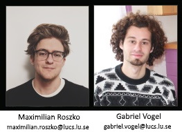 PhD students: Maximilian Roszko and Gabriel Vogel
